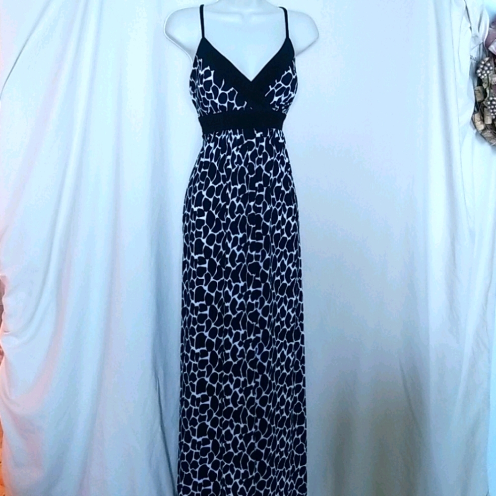 Giraffe Print Maxi Dress